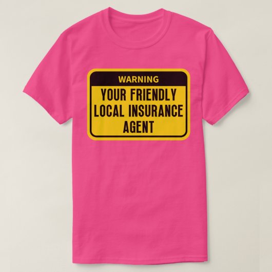 T-shirt Meilleur agent d'assurance 6 (Design devant)
