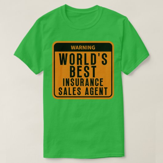 T-shirt Meilleur agent d'assurance 7 (Design devant)