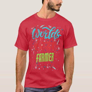 T-shirt Meilleur Agriculteur Monde Drôle Agriculteur