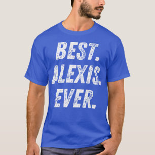 T-shirt Meilleur Alexis Jamais Retro Prénom Cadeau