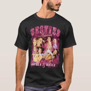 T-shirt Meilleur ami Bootleg vintage BFF Photos Rap Tee 90