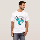 T-shirt Meilleur ami - conscience turquoise de ruban (Devant entier)
