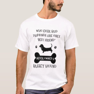 T-shirt Meilleur ami de Basset Hound Dog