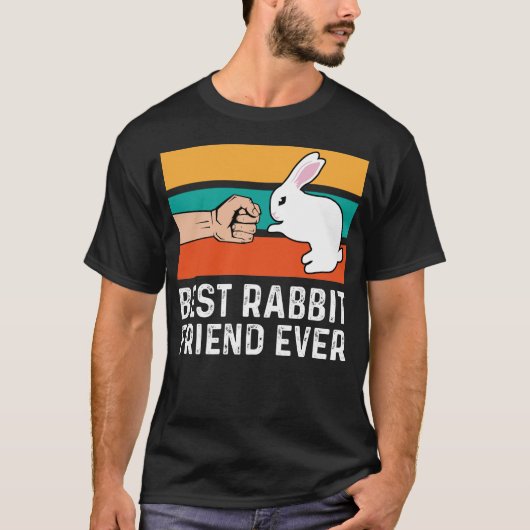 T-shirt Meilleur Ami De Lapin Jamais Fist Bump Cute Bunny (Devant)