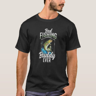 T-shirt Meilleur Ami de Pêche de Tous les Temps Copains Pê