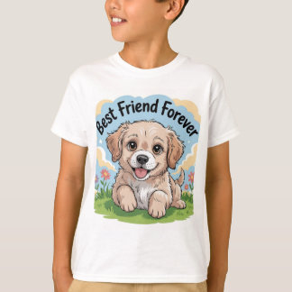 T-shirt Meilleur Ami Du Chiot