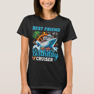 T-shirt Meilleur Ami du Croiseur d'Anniversaire Croisière