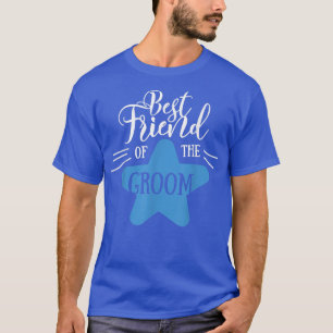 T-shirt Meilleur Ami Du Marié Mariage et Bach Appariés