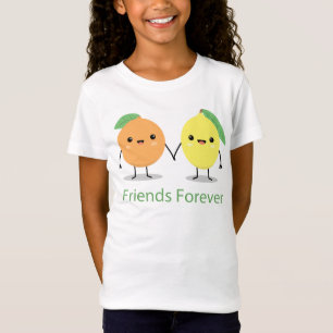 T-Shirt Meilleur ami orange et citron