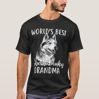 T-shirt Meilleur Amoureux des chiens de grand-mère sibérie