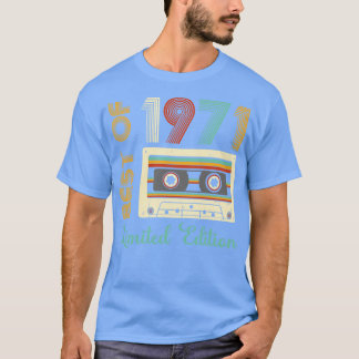T-shirt Meilleur anniversaire de 1971
