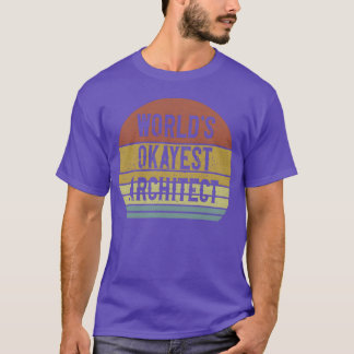 T-shirt Meilleur architecte du monde version 70