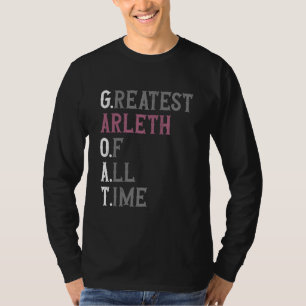T-shirt Meilleur Arleth de tous les temps GOAT Arleth