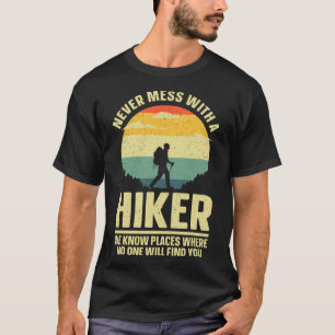 T-shirt Meilleur Art de Randonnée Pour Hommes Femmes Matér