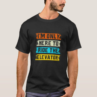 T-shirt Meilleur ascenseur Inspecteur Ascenseur Opérateur
