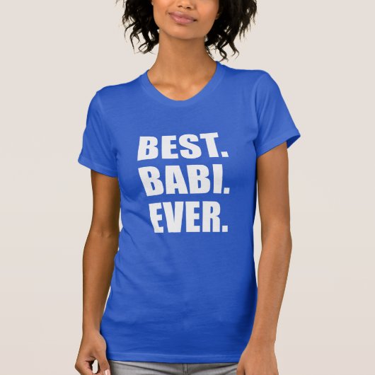 T-shirt Meilleur Babi Ever Grand-mère tchèque (Devant)