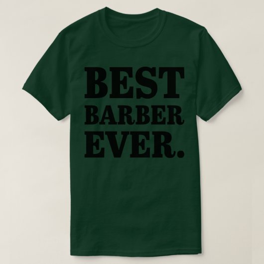 T-shirt Meilleur Barbier jamais 18 (Design devant)