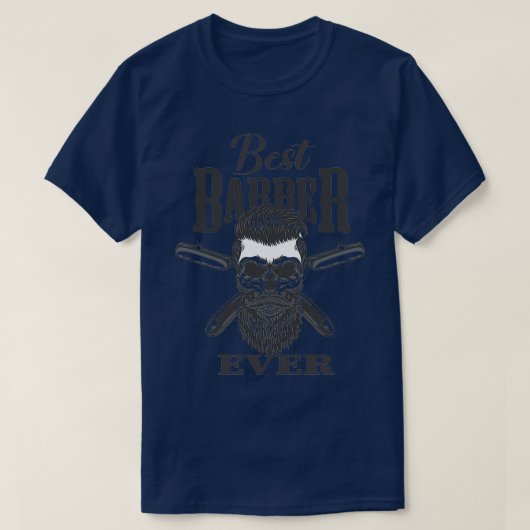 T-shirt Meilleur Barbier jamais conçu 6 (Design devant)