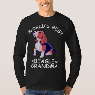 T-shirt Meilleur Beagle au monde Grandma Funny Granddog Ch