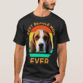 T-shirt Meilleur Beagle Maman toujours mignon chien Beagle (Devant)