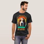 T-shirt Meilleur Beagle Maman toujours mignon chien Beagle (Devant entier)
