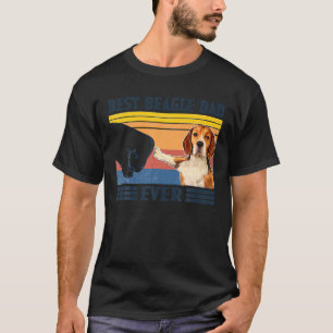 T-shirt Meilleur Beagle Papa Jamais Vintage Père Jour Noël