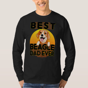 T-shirt Meilleur Beagle Papa Jour Fier Beagle Vintage Chio