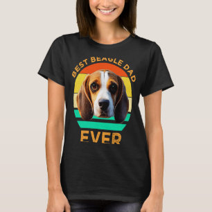 T-shirt Meilleur Beagle papa toujours mignon chien Beagle