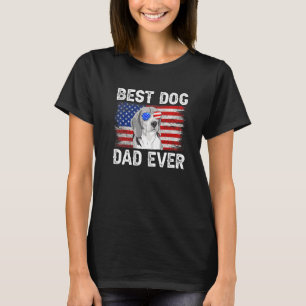 T-shirt Meilleur Beagle père jamais American Drapeau 4 Jui