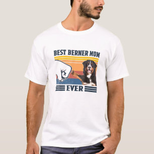 T-shirt Meilleur Bernese Mountain Dog Maman Jamais Vintage