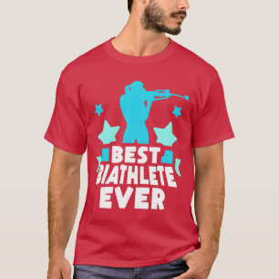 T-shirt Meilleur biathlète jamais Biathlon Sports Biathlon