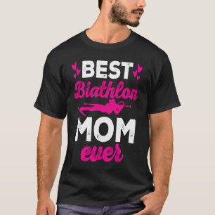 T-shirt Meilleur Biathlon Maman Jamais Biathlète Fête des