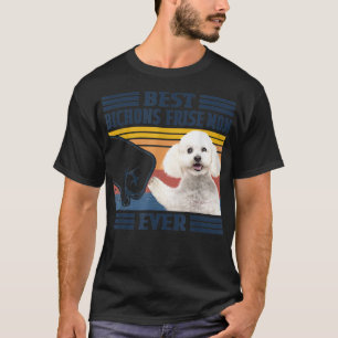 T-shirt Meilleur Bichon Frise Maman Jour Vintage des mères