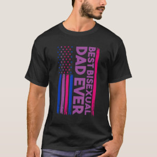 T-shirt Meilleur Bisexuel Papa Jamais Bisexuel