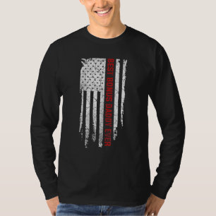 T-shirt Meilleur Bonus Daddy Jamais American Usa Drapeau D