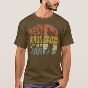 T-shirt Meilleur Bonus Papa Par Fête des pères Cadeau Golf