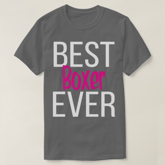 T-shirt Meilleur Boxer Ever 3 (Design devant)