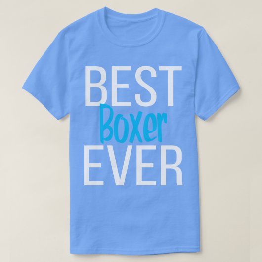 T-shirt Meilleur Boxer Ever 4 (Design devant)