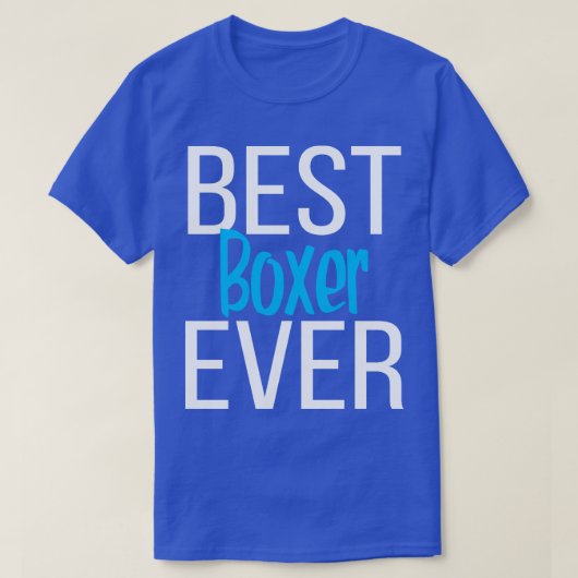 T-shirt Meilleur Boxer Ever 4 (Design devant)