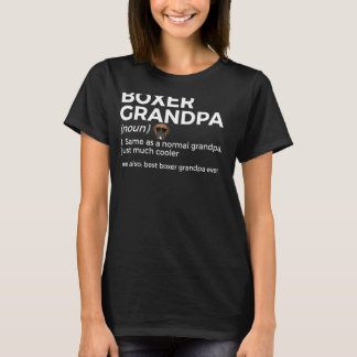 T-shirt Meilleur Boxer Grand-père Jamais Définition Drôle