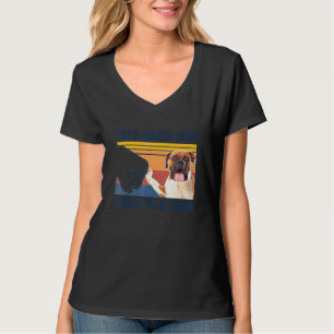 T-shirt Meilleur Boxer Maman Jour Vintage des mères Noël