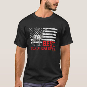 T-shirt Meilleur Buckin Opa Jamais Deer Chasse Père Fête G