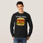T-shirt Meilleur Burger Design Pour Femmes Maman Hamburger (Devant entier)