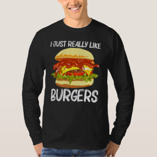T-shirt Meilleur Burger Design Pour Hommes Femmes Hamburge