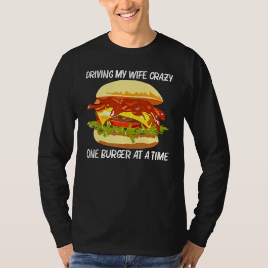 T-shirt Meilleur Burger Design Pour Hommes Papa Hamburger  (Devant)