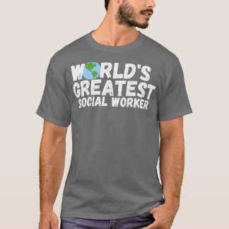 T-shirt Meilleur cadeau de travailleur social au monde