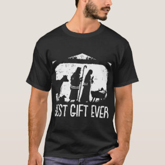 T-shirt Meilleur cadeau Jour Noël Cool Jésus scène de la N
