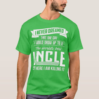 T-shirt Meilleur Cadeau Oncle Pour Oncle & Frère