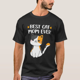 T-shirt Meilleur Calico Chat Maman Calico Kitty Mère Pour 