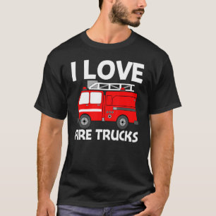 T-shirt Meilleur Camion D'Incendie Homme Camion D'Incendie
